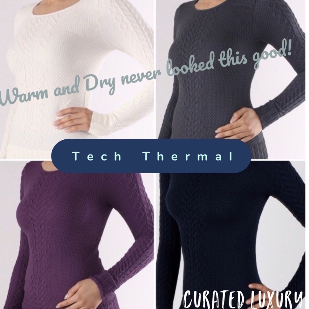 𝅺SKI Long Sleeve Thermal Top S-M-L